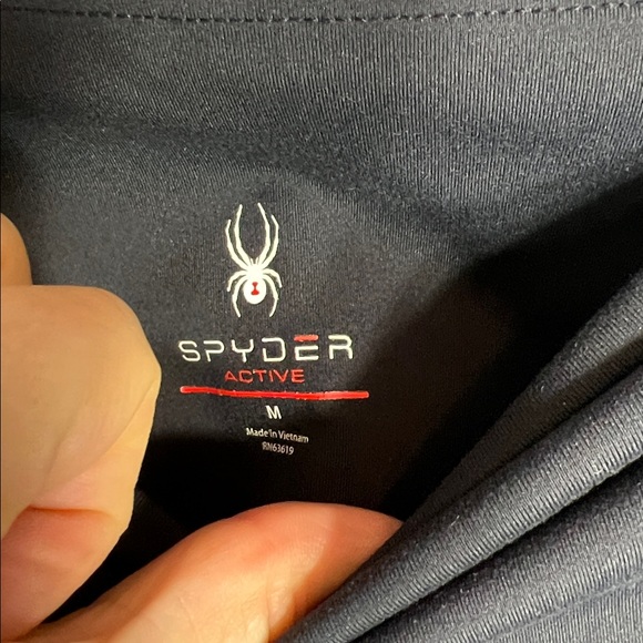 Spyder Active Black Leggings with pockets size Medium - Picture 7 of 7